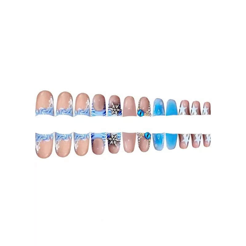 Künstlerisches Gel-Nagelkunst-Design Karnz