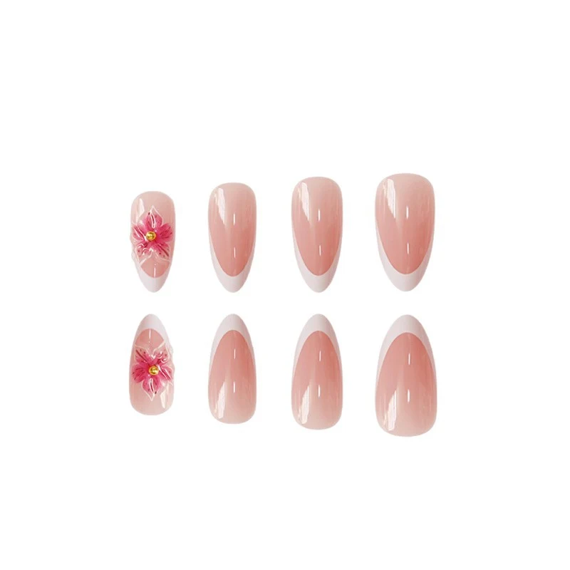 Künstlerische florale Acryl-Nagelverstärkungen Karnz 1789447284
