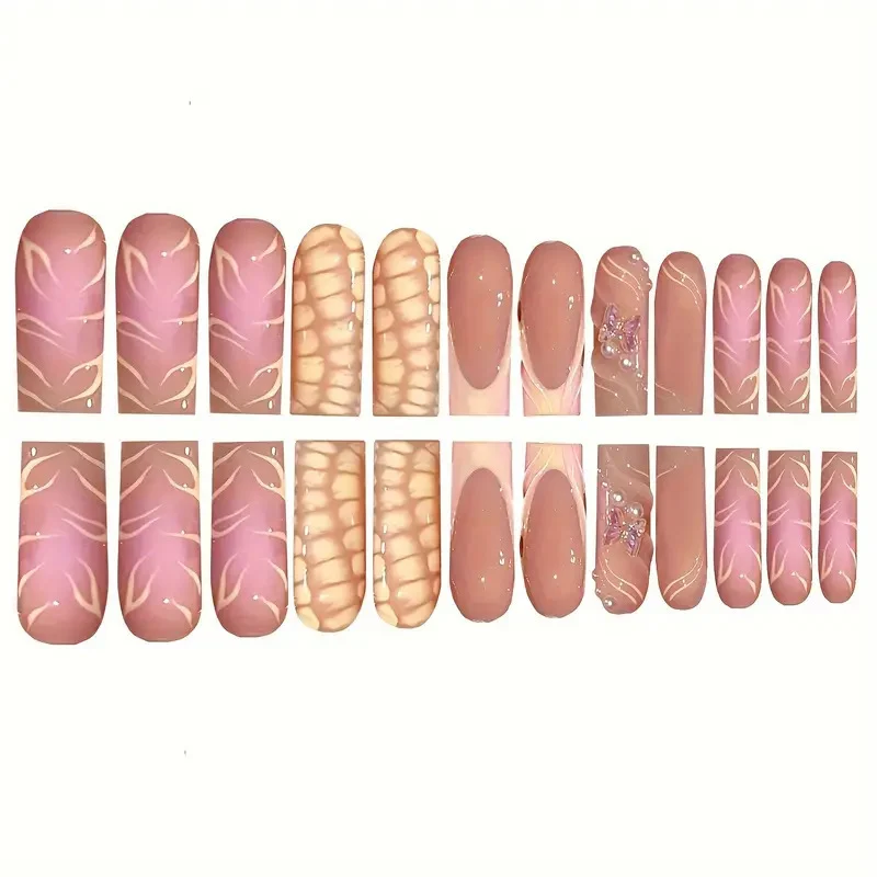 Künstlerisches 3D Nagelkunstdesign Karnz