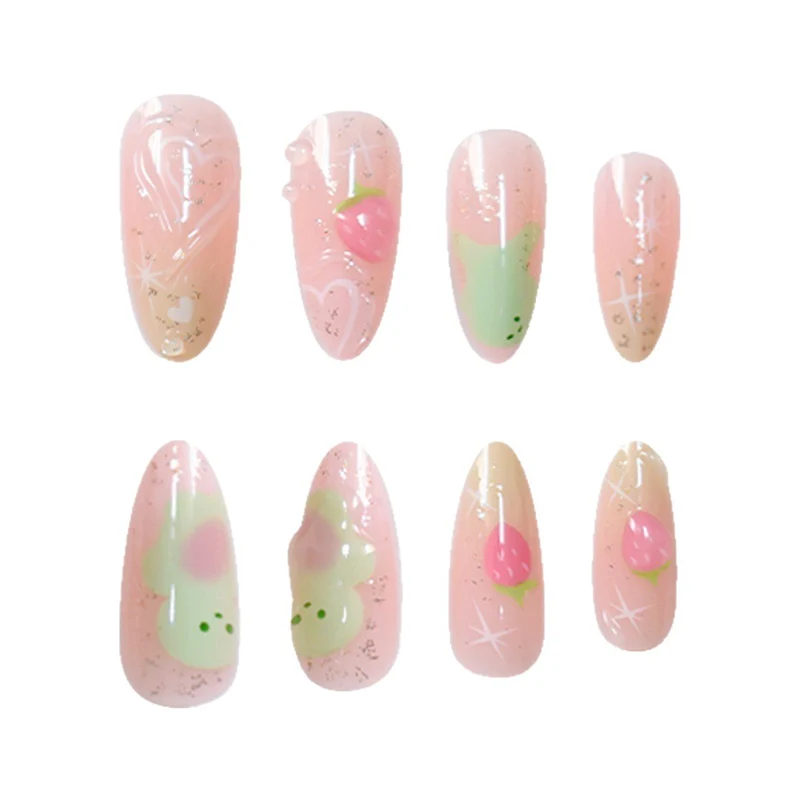 Künstlerische 3D-Gel-Nagelkunst Karnz