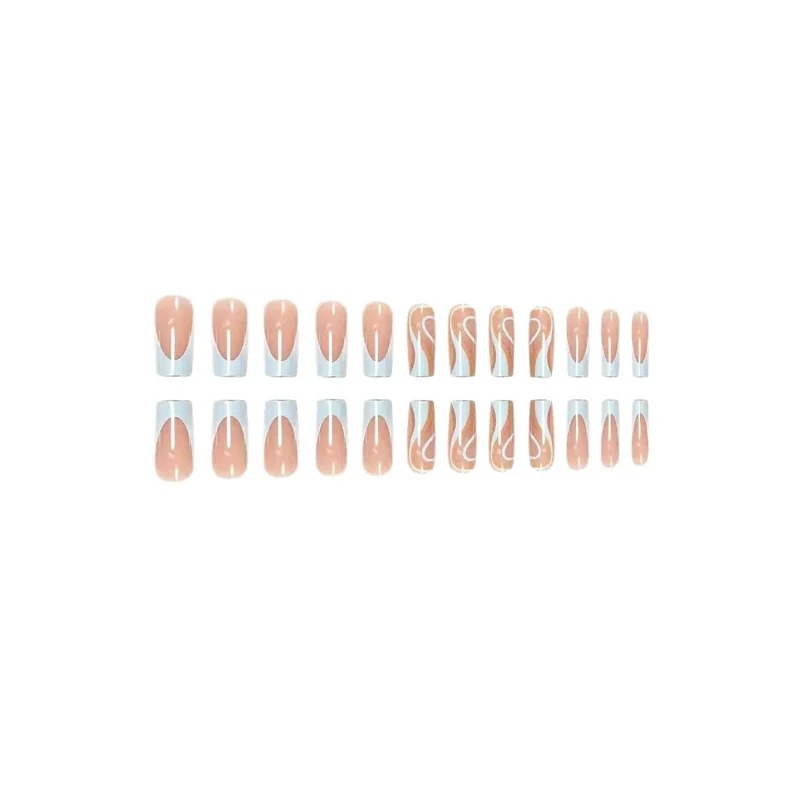 Abstract Marble Nail Art Set Karnz