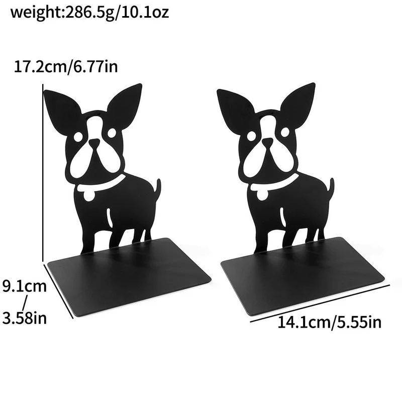 Dekorative Hunde-Themen Buchstützen