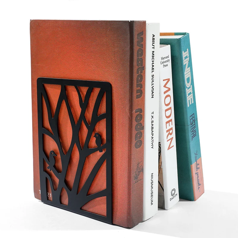 Künstlerische Baumzweig-Design Buchstützen