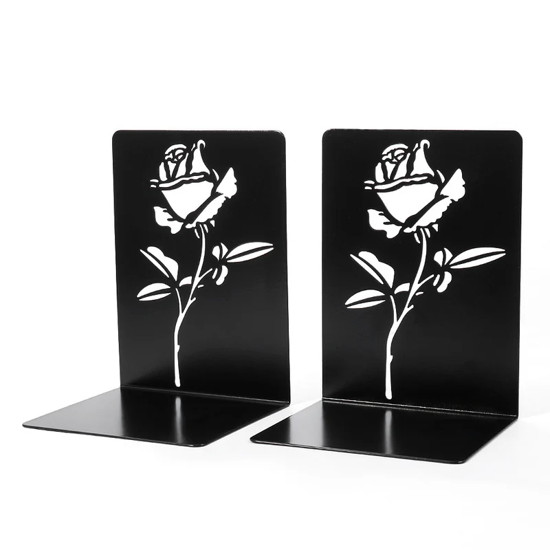 Künstlerisches Blumenbuchstützen-Set