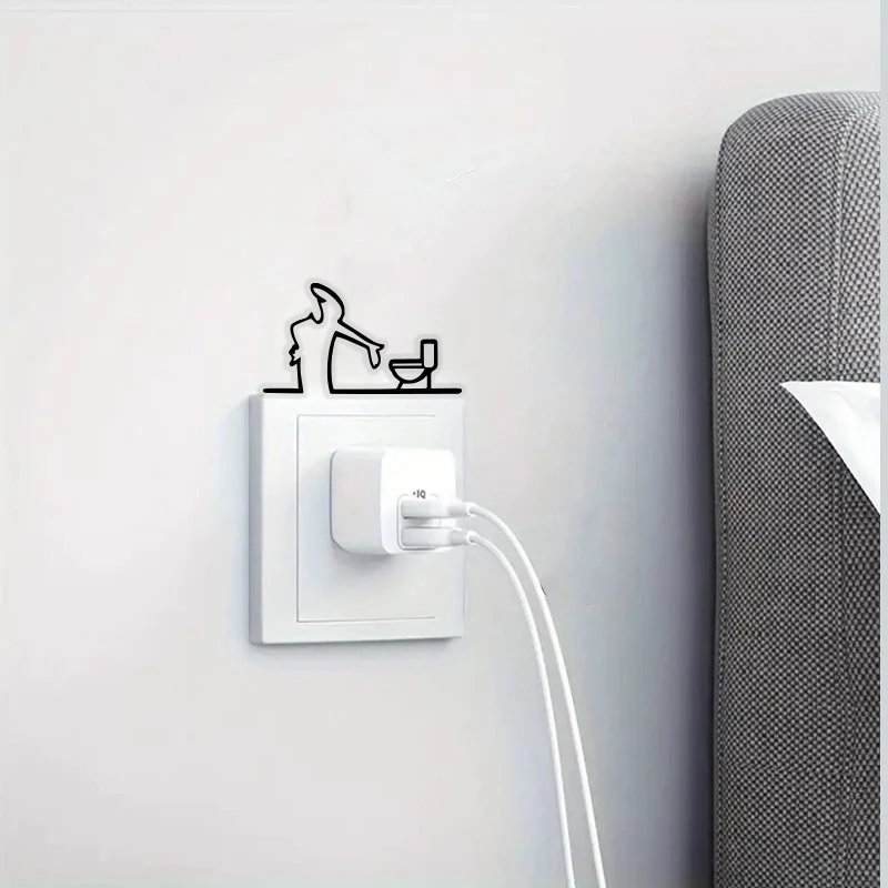 Lustige Toilettenhumor Wanddekoration