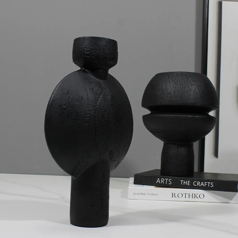 Texturiertes abstraktes dekoratives Vase