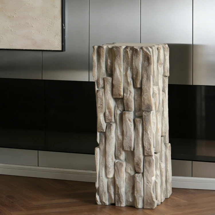 Rock-Textur Dekorativer Sockel