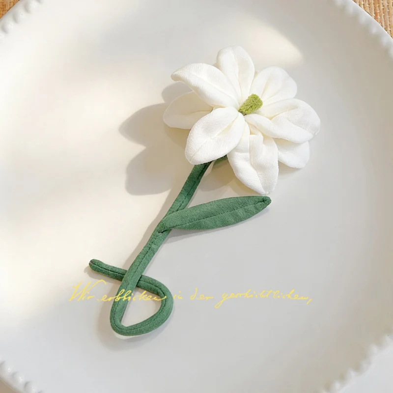 Plüsch Cordhosen Tulpe Katzenspielzeug mit flauschigem Pom-Bud & flexiblem Stiel Karnz