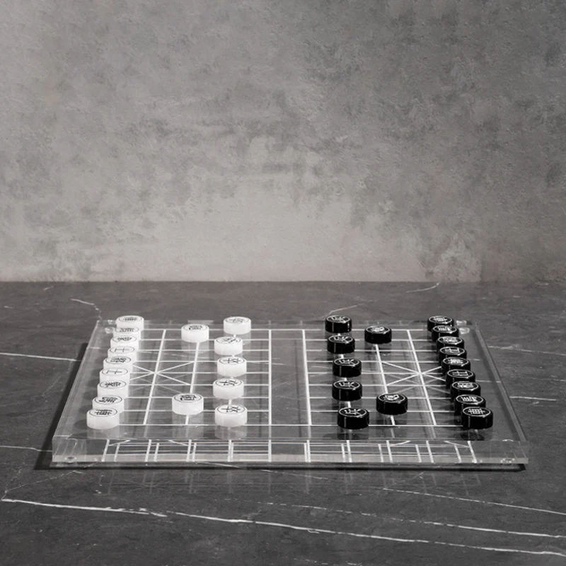 Modern Transparent Brettspielset
