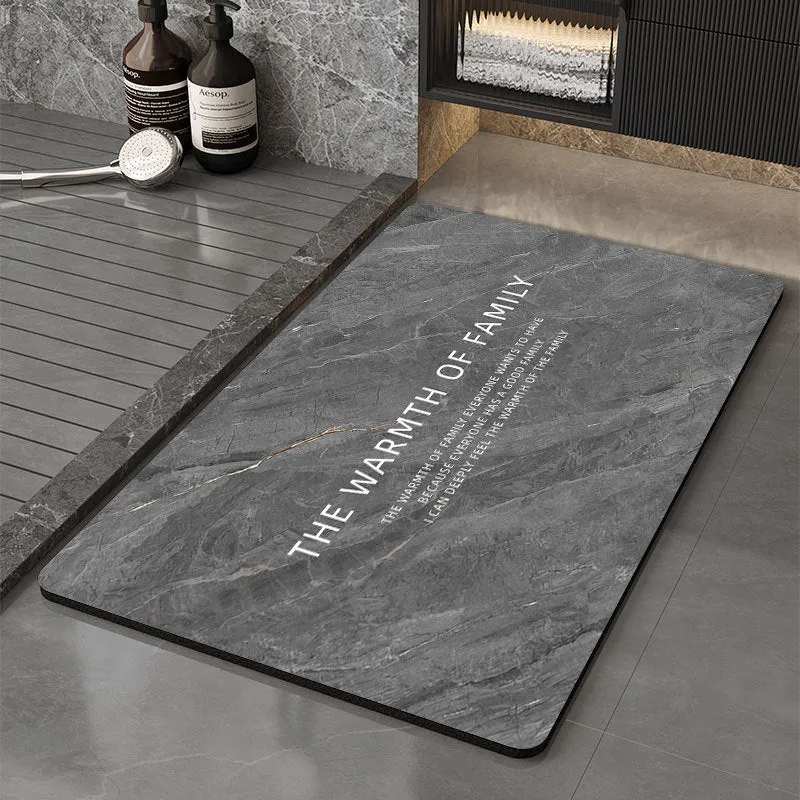 Memory Foam Badmatte mit Blumenmuster