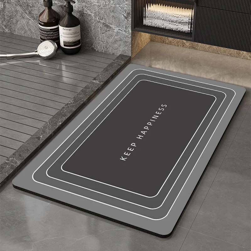 Memory Foam Badmatte mit Blumenmuster