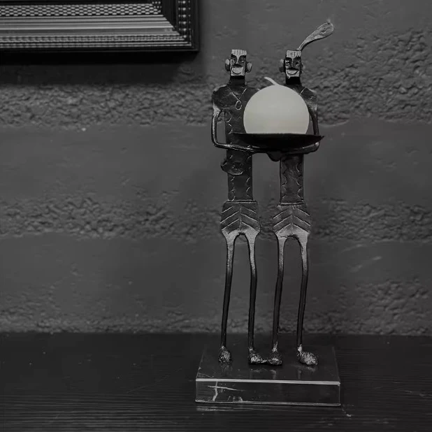 Dekorative Metallskulptur