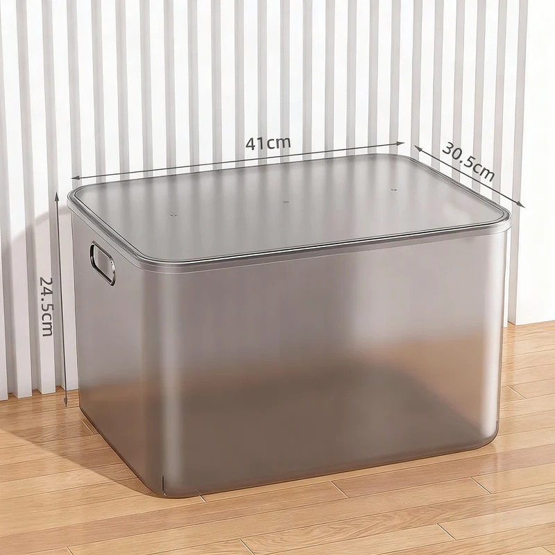 Transparente Aufbewahrungsbox aus Kunststoff