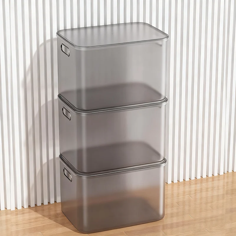 Transparente Aufbewahrungsbox aus Kunststoff