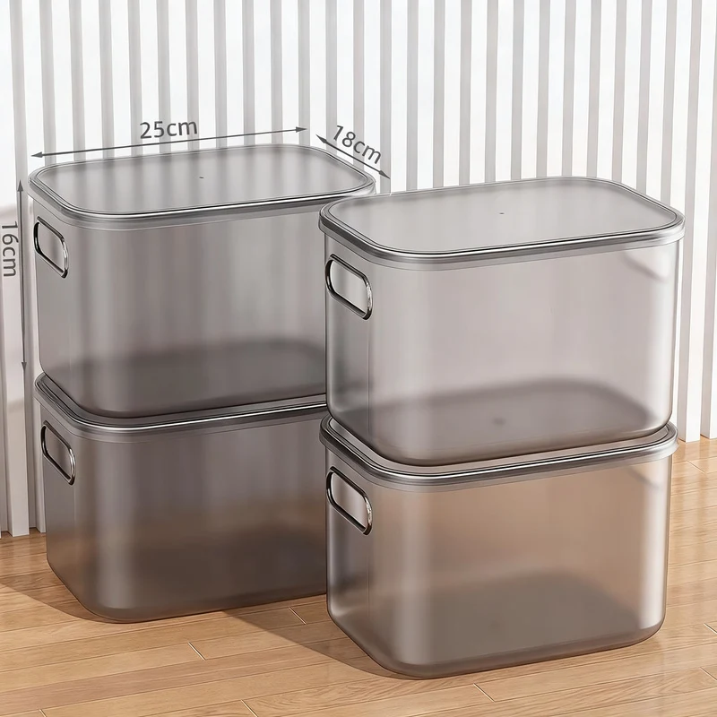 Transparente Aufbewahrungsbox aus Kunststoff