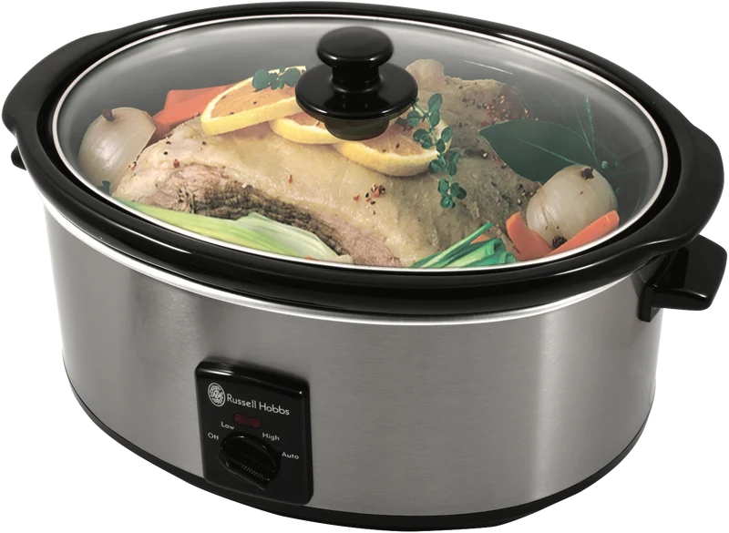 Russell Hobbs Slow Cooker 6L Glass Lid