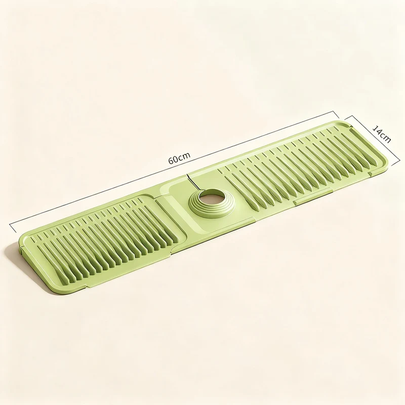 Silikon-Abtropfmatte für Wasserhahn