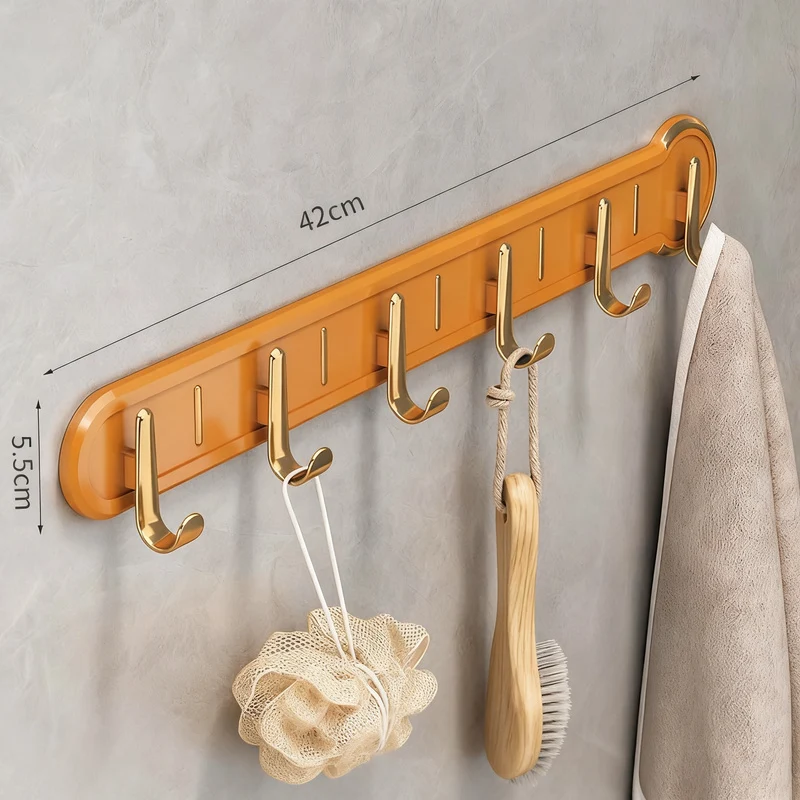 Selbstklebende Wandhaken, 6er-Leiste