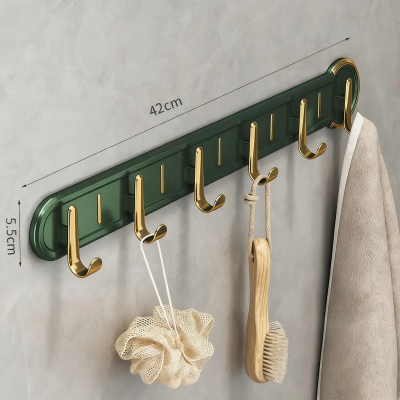 Selbstklebende Wandhaken, 6er-Leiste