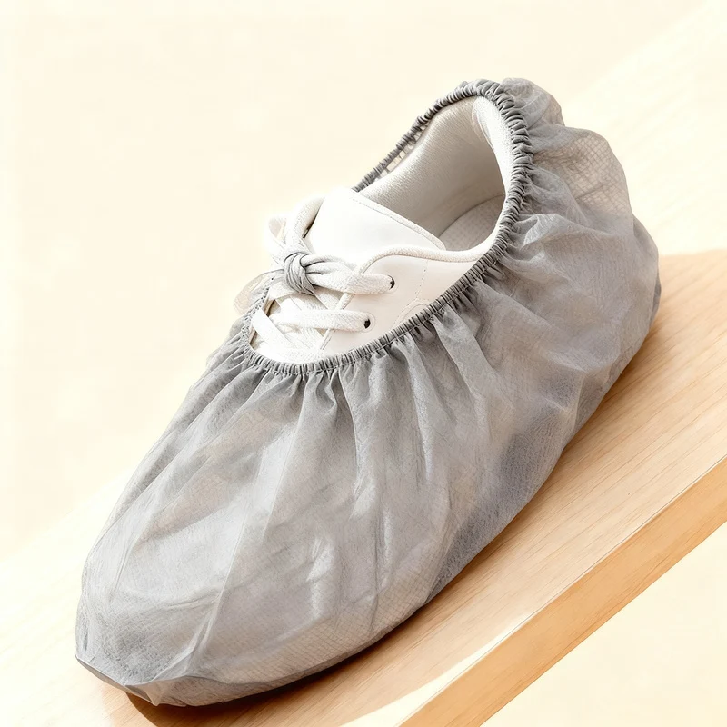 Schuhüberzieher aus Vliesstoff, rutschfest