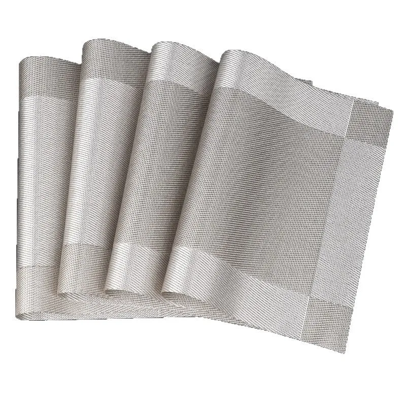 Tischset aus Polyester, quadratisch, gemustert