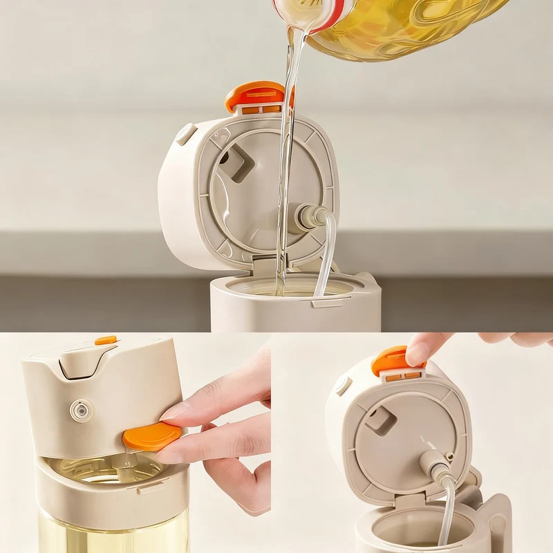 Ölsprüher und Ölkanne, 2-in-1, 530 ml