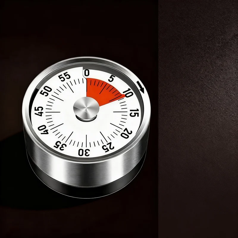 Mechanischer Küchentimer mit Magnethalter