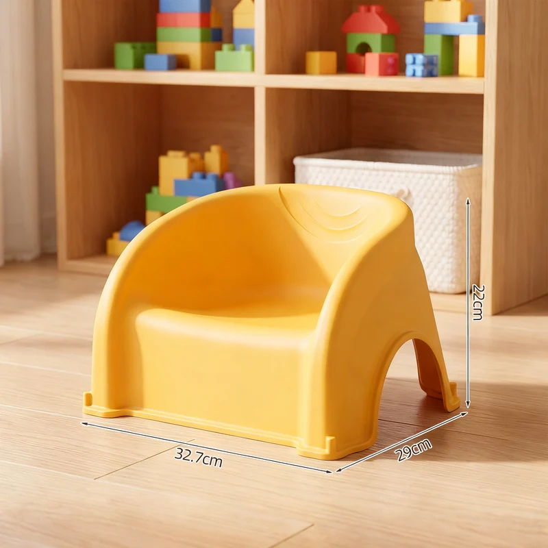 Kunststoff-Kinderstuhl mit Rückenlehne, stapelbar