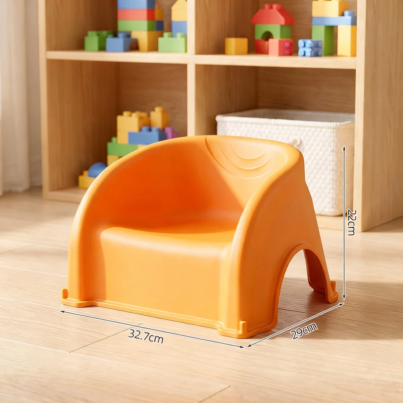 Kunststoff-Kinderstuhl mit Rückenlehne, stapelbar