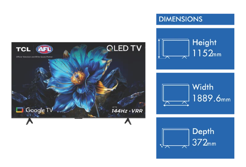 TCL 85" P7K 144Hz QLED Google TV 2025