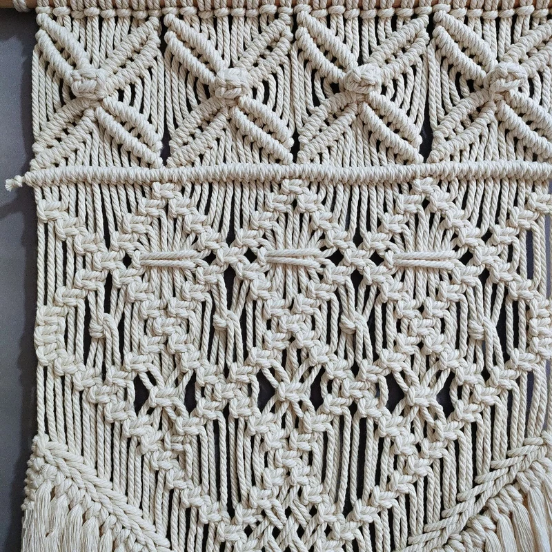 Artisan Macrame Wandteppich Karnz