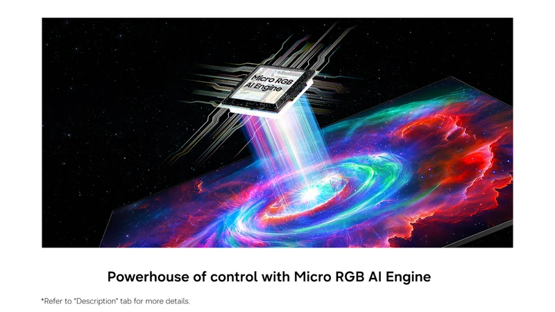 Samsung 85" MICRO RGB R95H 4K Smart AI TV 2026