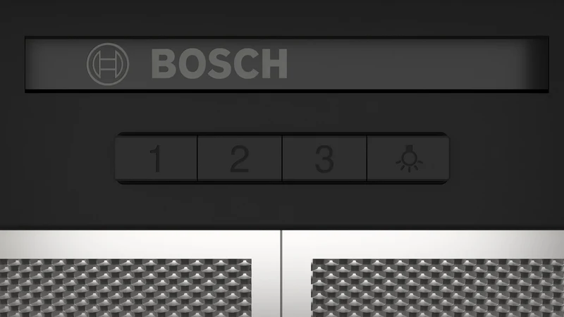 Bosch Series 2, 60cm Integrated Rangehood, Matt Black