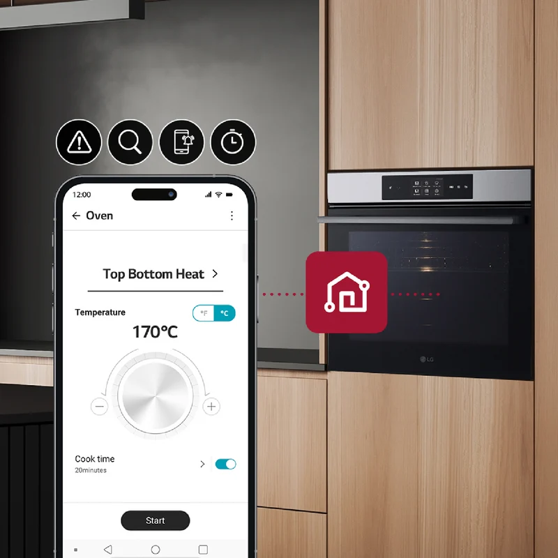 LG Series 9 60cm InstaView Pyrolytic Oven, Stainless Steel