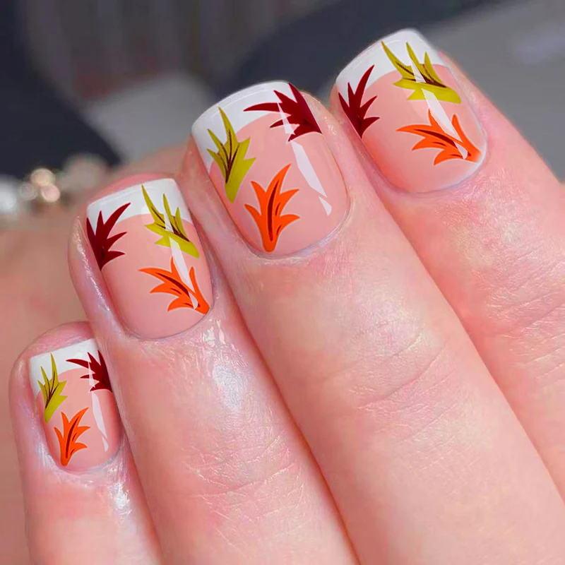 Künstlerische florale Nagelkunst Designs Karnz