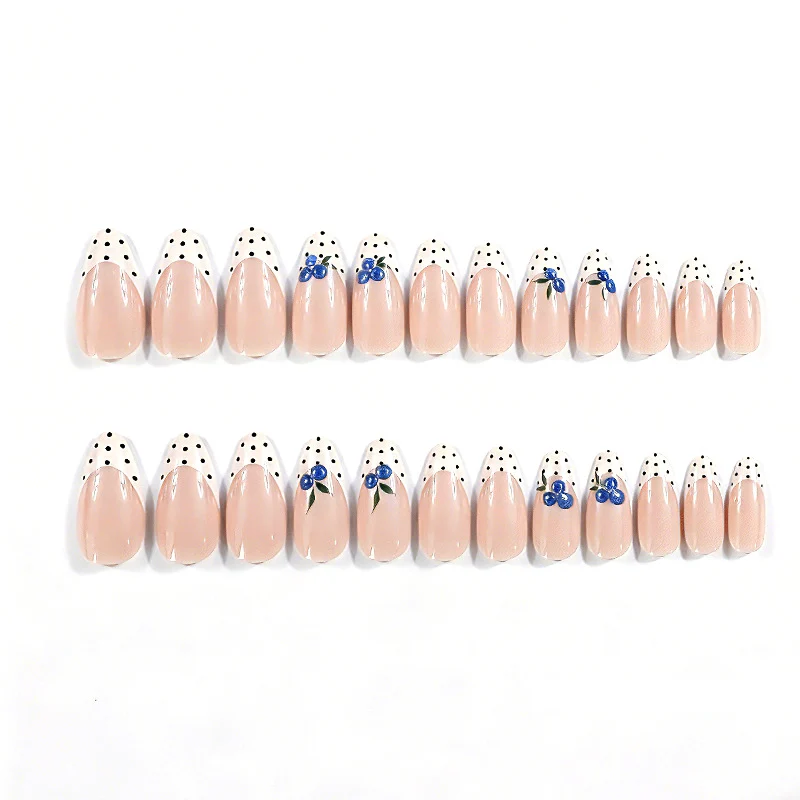 Künstlerische Blumen Design Nagelverstärkung Karnz
