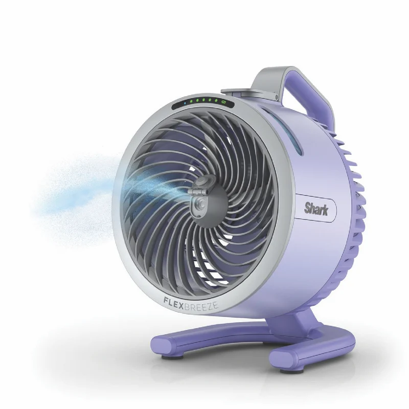 Shark FlexBreeze HydroGo Misting Portable Fan (Lilac)