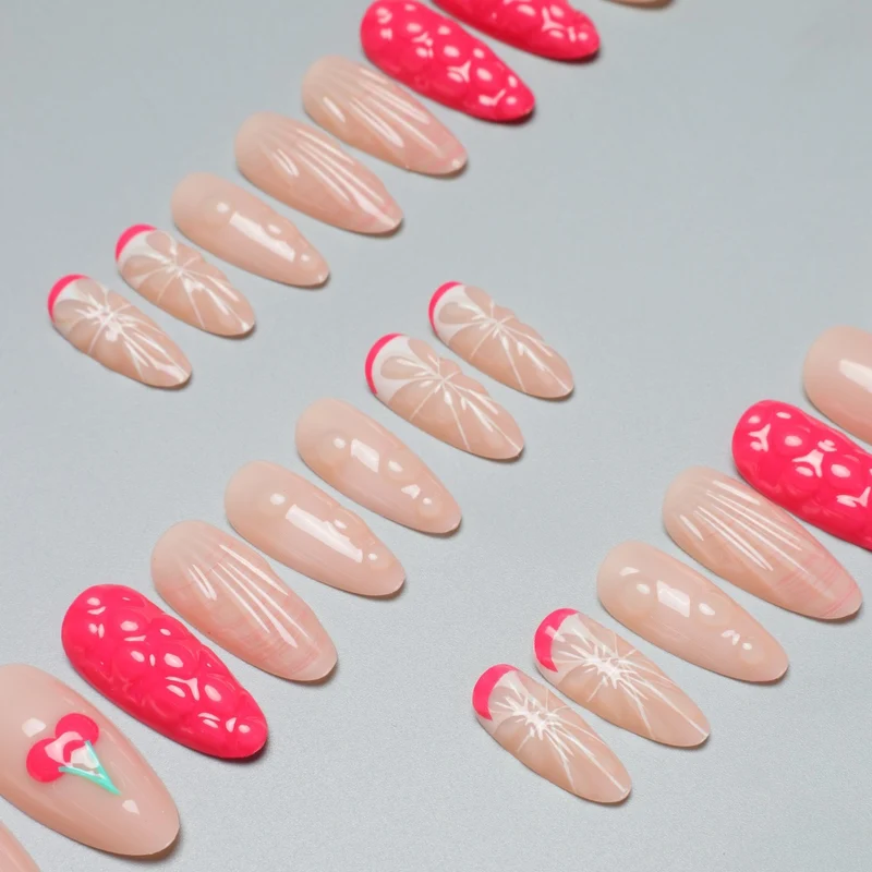 Künstlerische 3D Nagelkunstverstärkungen Karnz