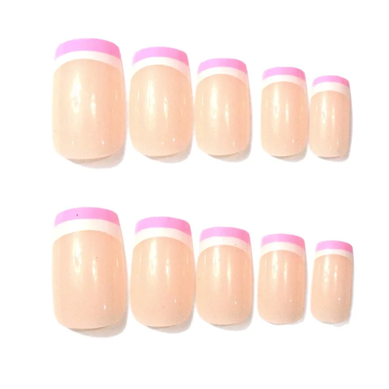 Acryl Französisch Tip Nagelverlängerungen Karnz