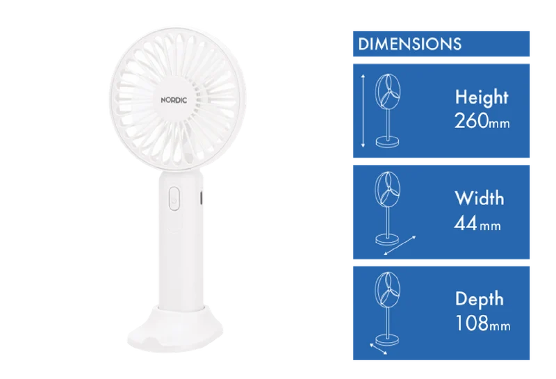 Nordic Portable Handheld Fan