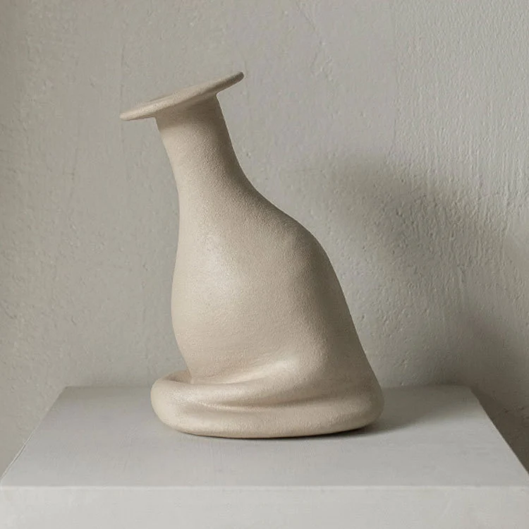 Künstlerische gebogene dekorative Vase