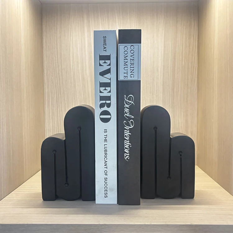 Künstlerischer abstrakter Buchstütze