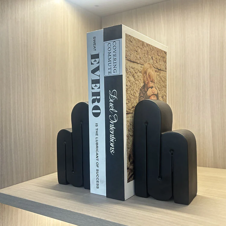 Künstlerischer abstrakter Buchstütze