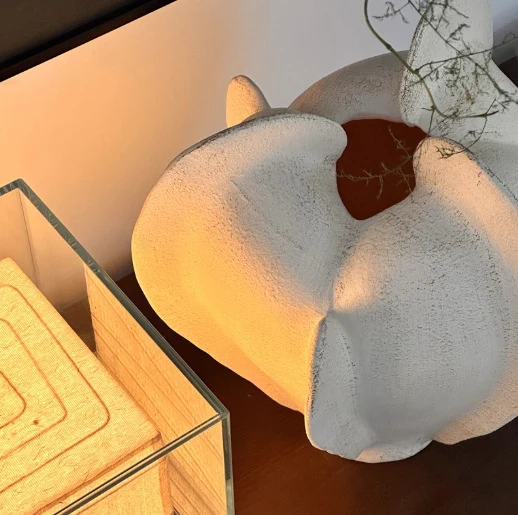 Künstlerische Schichtdekorative Vase