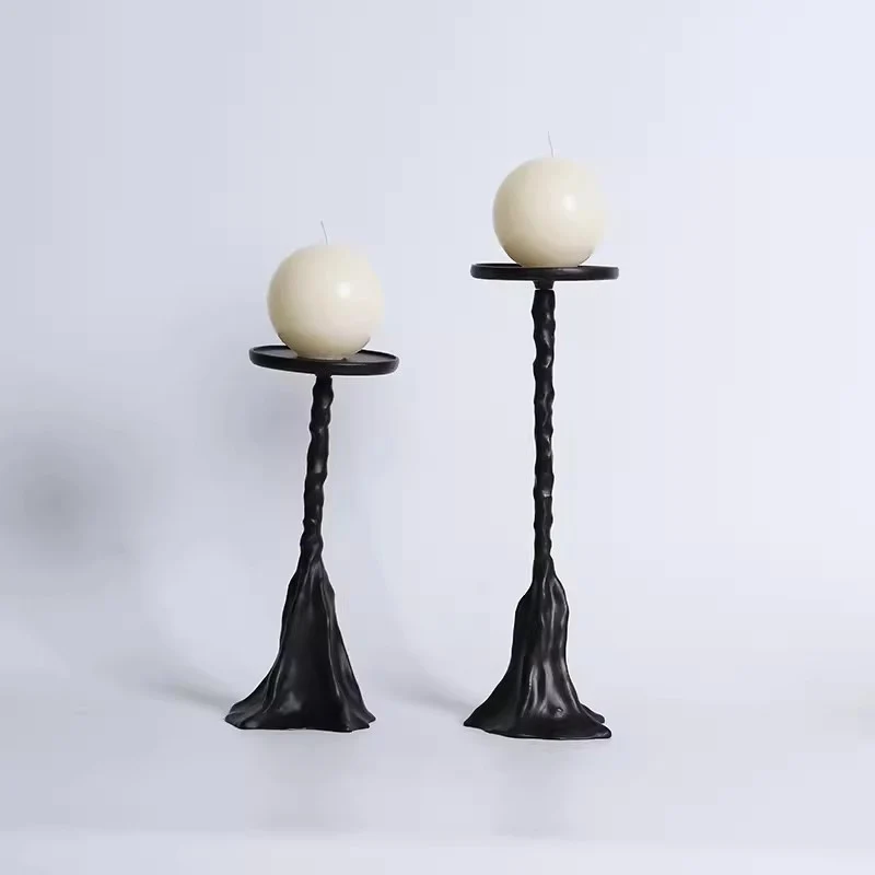 Elegante dekorative runde Kerze