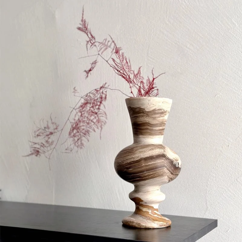 Elegante dekorative Marmorvase
