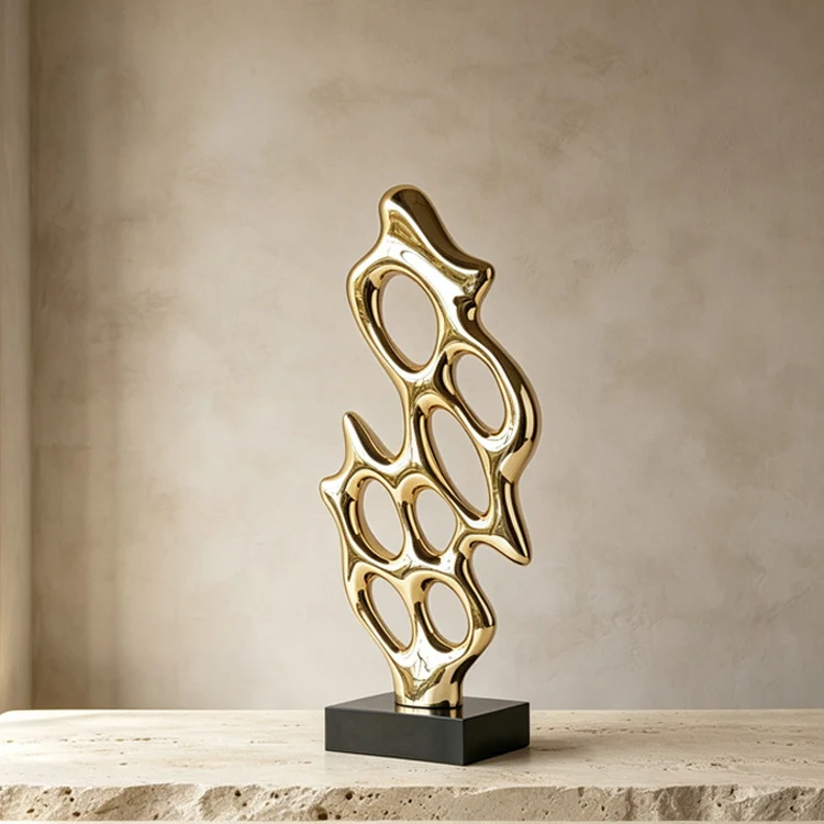 Elegante abstrakte dekorative Skulptur