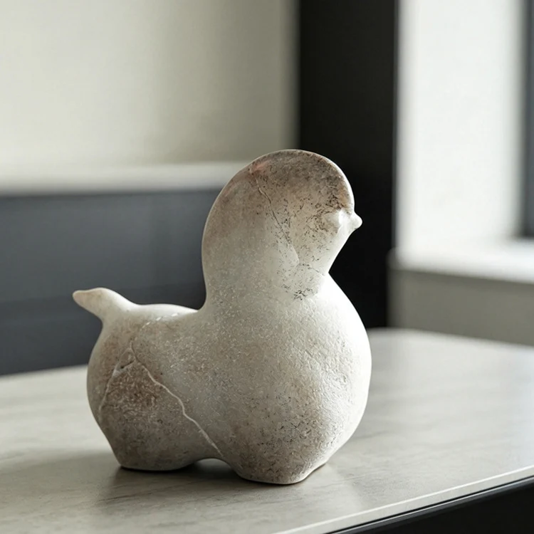 Abstrakte dekorative Vogelskulptur
