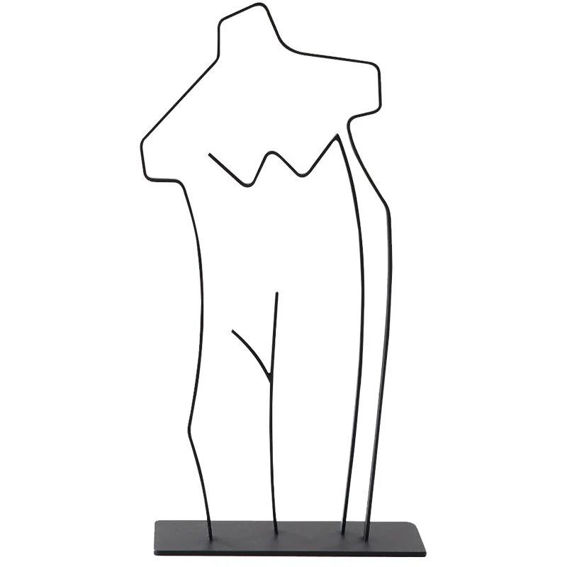 Abstrakte körperförmige dekorative Skulptur