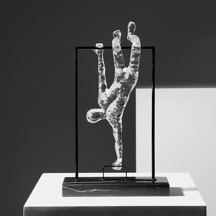 Abstrakte künstlerische Gymnastikskulptur